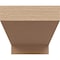Ekena Millwork 6"W x 12"D x 6"H Wide Clemmons Rough Cedar Woodgrain TimberThane Corbel, Primed Tan CORUR06X12X06CLERCPR - alternate 2